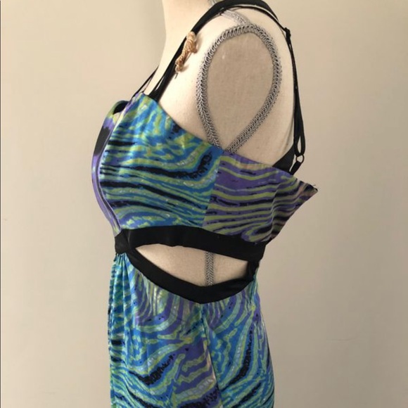 ASOS Long dress with side cut outs - Picture 4 of 9